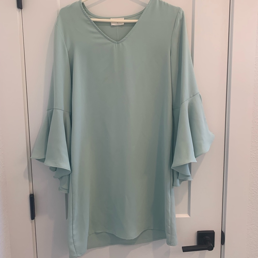 Francesca’s turquoise dress. Size Small